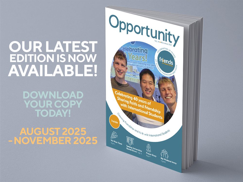 Read more about the article Opportunity and Prayer Diary (August – November 2025)